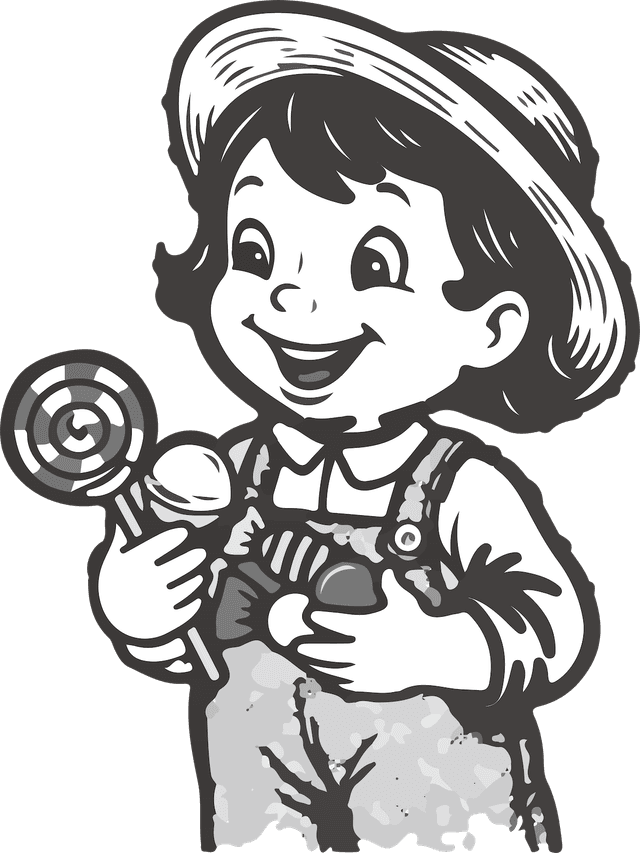Child and Candies